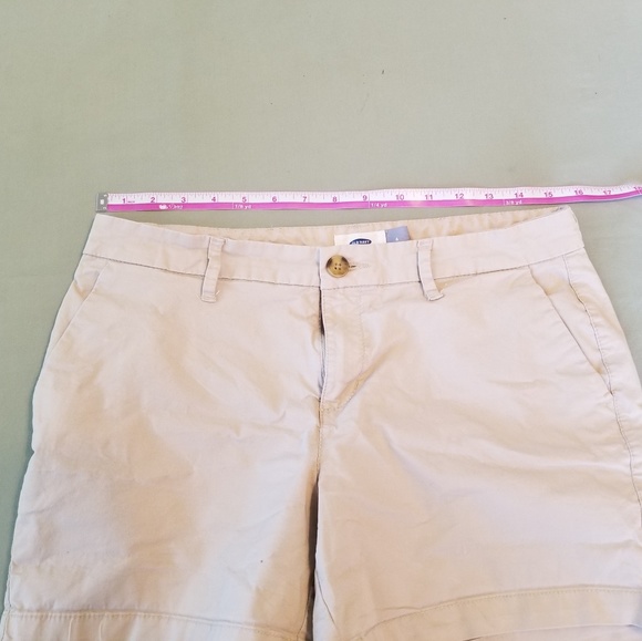 Old Navy Khaki Shorts Womens Stretch Size 6 - Picture 5 of 7